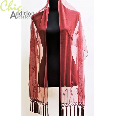 Beaded shawl 203-E